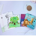 Impresión de niños colorido libro de cuentos